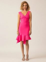 APART Sukienka w kolorze różowym rozmiar: 38. Różowe sukienki damskie Apart, bez wzorów, bez kołnierzyka, bez ramiączek, midi. Za 187.99 zł.