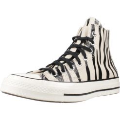 Buty CONVERSE GLOW-IN-THE-DARK ZEBRA PRIN Nadruk zwierzęcy. Buty sportowe na co dzień damskie Converse, bez wzorów. Za 386.99 zł.