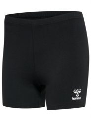 Szorty damskie Hummel hmlhmlCORE volley hipster. Czarne szorty damskie HUMMEL, bez wzorów, z bawełny, klasyczne, z standardowym stanem. Za 107.50 zł.
