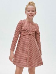 Mayoral Sukienka codzienna 7.966 Czerwony Regular Fit. Czerwone sukienki dziewczęce Mayoral, bez wzorów, z wiskozy, bez ramiączek. Za 129.99 zł.