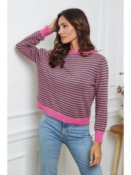 So Cachemire Sweter "Dweg" w kolorze różowo-oliwkowym rozmiar: M. Różowe swetry klasyczne damskie So Cachemire, m, z kaszmiru, bez kołnierzyka. Za 252.94 zł.