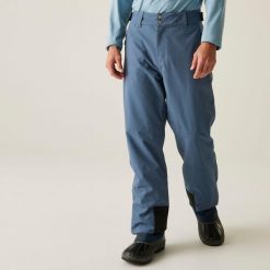 Achieve II Męskie spodnie narciarskie. Niebieskie spodnie materiałowe męskie Dare 2b, bez wzorów, sportowe. Za 299.99 zł.