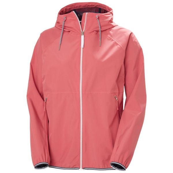 Damska kurtka wodoodporna Helly Hansen Koster. Czerwone kurtki przeciwdeszczowe damskie Helly Hansen, bez kaptura. Za 591.50 zł.