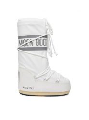 Moon Boot Śniegowce 80D1400440 Biały. Białe kozaki dziewczęce Moon Boot, ze skóry. Za 859.00 zł.