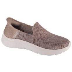 Buty sportowe Sneakersy damskie, Slip-Ins: GO WALK Flex - Relish. Czarne buty sportowe na co dzień damskie Skechers, bez wzorów, trekkingowe. Za 299.99 zł.