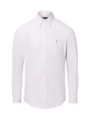 Polo Ralph Lauren koszula casualowa - Custom Fit Mężczyźni Slim Fit Bawełna beżowy|biały, XL. Białe koszule męskie Polo Ralph Lauren, m, bez wzorów, z bawełny, bez kołnierzyka, bez ramiączek. Za 479.95 zł.