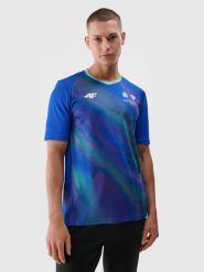 4F Koszulka piłkarska uniseks 4F x PKO Ekstraklasa Games S. T-shirty sportowe męskie 4f, m, z dzianiny, bez ramiączek, do piłki nożnej. Za 179.99 zł.
