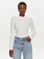 Hugo Sweter Sarphammy 50518311 Écru Slim Fit. Swetry klasyczne damskie Hugo, s, z wiskozy, bez kołnierzyka. Za 399.99 zł.