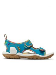 Keen Sandały Knotch Creek Ot 1025647 Niebieski. Niebieskie sandały dziewczęce Keen, ze skóry, bez zapięcia. Za 129.99 zł.