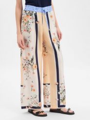 Liu Jo Collection spodnie materiałowe Kobiety żółty|wielokolorowy, 40. Żółte spodnie materiałowe damskie Liu Jo Collection, bez wzorów, z materiału, eleganckie. Za 549.95 zł.