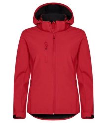 Clique Damska Kurtka Softshell z Kapturem 3-warstwowa z recyklingu – Red. Czerwone kurtki softshell damskie CLIQUE, l, bez wzorów, z softshellu, z kapturem. Za 302.25 zł.