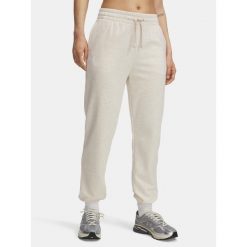 Joggery damskie UA RIVAL TERRY JOGGERS 1382735-783 S. Brązowe spodnie dresowe damskie Under Armour, s, bez wzorów. Za 122.99 zł.