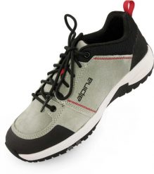 Skórzane buty trekkingowe unisex Alpina Opal Green. Zielone obuwie trekkingowe damskie Alpina, na lato. Za 290.99 zł.