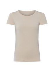 Marie Lund Koszulka Kobiety Bawełna beżowy, M. Brązowe t-shirty damskie Marie Lund, m, bez wzorów, z bawełny, bez kołnierzyka. Za 79.95 zł.