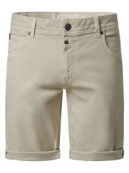 Timezone Szorty dżinsowe "Scotty" - Slim fit - w kolorze beżowym rozmiar: W38. Brązowe szorty męskie Timezone, bez wzorów, z jeansu, klasyczne. Za 131.43 zł.