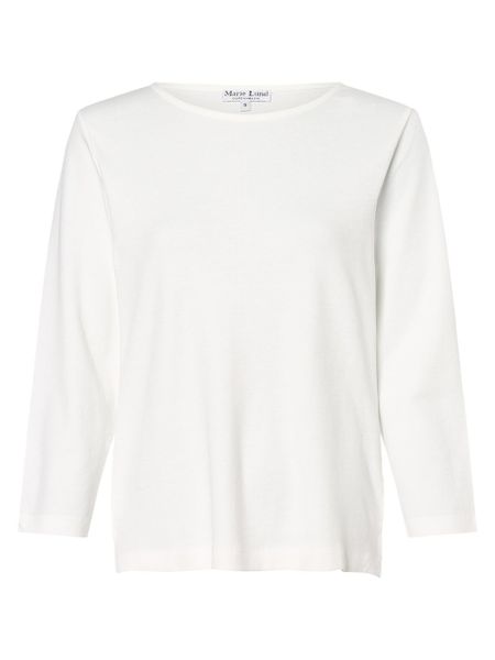Marie Lund Koszulka Kobiety Bawełna biały, XL. Białe t-shirty damskie Marie Lund, xl, bez wzorów, z bawełny, bez kołnierzyka. Za 119.95 zł.