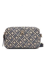 Tommy Hilfiger Torebka Th Jacquard Camera Bag AW0AW17443 Granatowy. Niebieskie listonoszki damskie Tommy Hilfiger, bez wzorów, z materiału, bez dodatków. Za 359.99 zł.