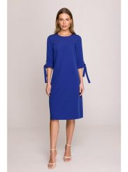 Stylove Sukienka w kolorze niebieskim rozmiar: L. Niebieskie sukienki damskie Stylove, na co dzień, l, bez wzorów, bez kołnierzyka, bez ramiączek, midi, proste. Za 240.99 zł.
