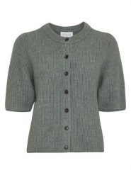 MOSS COPENHAGEN Kardigan w kolorze zielonym rozmiar: S/M. Zielone kardigany damskie MOSS COPENHAGEN, m, bez wzorów, z wełny. Za 189.95 zł.
