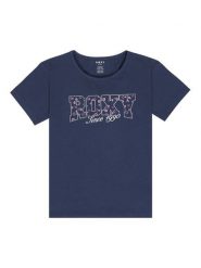Roxy T-Shirt Lily ERGZT04139 Błękitny Regular Fit. Niebieskie koszulki dziewczęce Roxy, bez wzorów, z bawełny, bez ramiączek. Za 79.99 zł.