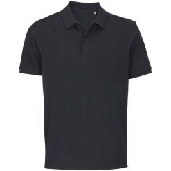 Koszulka Polo Pegase Dla Dorosłych Unisex. Czarne koszulki polo męskie SOL'S, m, bez wzorów, z bawełny, bez ramiączek. Za 91.99 zł.