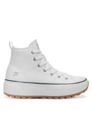 Fila Trampki BLOCKSTER FFW0503-10004 Biały. Białe trampki i tenisówki damskie Fila, bez wzorów, z materiału. Za 279.99 zł.