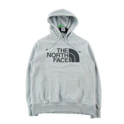 Bluza z kapturem damska The North Face Half Dome. Szare bluzy sportowe damskie The North Face, m, bez wzorów, z materiału, bez ramiączek, z kapturem. Za 127.76 zł.