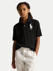 Polo Ralph Lauren Polo 323670257015 Czarny Regular Fit. Czarne t-shirty chłopięce Polo Ralph Lauren, bez wzorów, z bawełny, bez ramiączek. Za 419.99 zł.