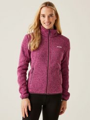 Regatta Kurtka polarowa "Newhill" w kolorze fioletowym rozmiar: 36. Różowe kurtki damskie Regatta, bez wzorów, z materiału, bez kaptura. Za 82.83 zł.