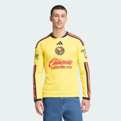 Koszulka domowa z długim rękawem Club America 26/27. Niebieskie koszulki męskie z długim rękawem Adidas, m, z materiału. Za 479.00 zł.