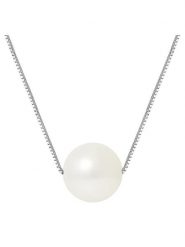 Pearline Złoty naszyjnik z perłą - dł. 42 cm rozmiar: onesize. Szare naszyjniki damskie Pearline, złote. Za 391.99 zł.