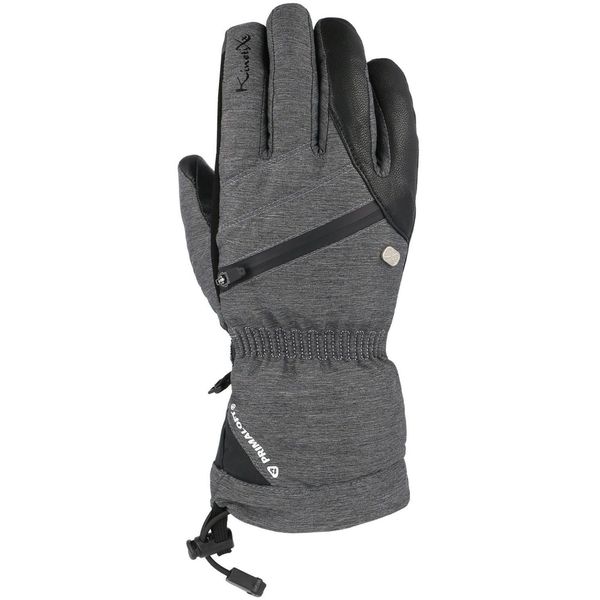 Rękawiczki narciarskie i snowboardowe damskie KINETIXX Alina Glove melange. Szare rękawiczki damskie KINETIXX, na zimę, bez wzorów. W wyprzedaży za 290.00 zł.