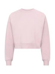 Clique Miami Cropped Krótka bluza z bawełny i poliestru z recyklingu. Czerwone bluzy bez kaptura damskie CLIQUE, xl, z bawełny. Za 149.58 zł.
