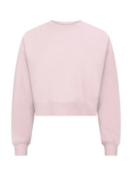 Clique Miami Cropped Krótka bluza z bawełny i poliestru z recyklingu. Czerwone bluzy bez kaptura damskie CLIQUE, xl, z bawełny. Za 149.58 zł.