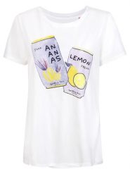 LIEBLINGSSTÜCK Koszulka w kolorze białym rozmiar: 3XL. Białe bluzki damskie LIEBLINGSSTÜCK, xl, bez wzorów, bez kołnierzyka, bez ramiączek. Za 79.03 zł.