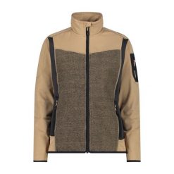 Kurtka damska CMP. Brązowe kurtki damskie CMP, bez wzorów, bez kaptura. Za 340.00 zł.