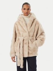 Rinascimento Futro CFC0127050003 Beżowy Relaxed Fit. Brązowe futra damskie RINASCIMENTO, m. Za 1,049.00 zł.