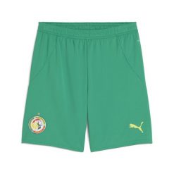 Męskie szorty Senegal 2025 PUMA Sport Green Electric Lime. Zielone szorty męskie Puma, bez kołnierzyka. Za 199.00 zł.
