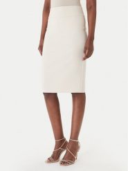 Rinascimento Spódnica ołówkowa CFC0128651003 Beżowy Slim Fit. Brązowe spódniczki damskie RINASCIMENTO, l, bez wzorów, z syntetyku, ołówkowe. Za 349.99 zł.