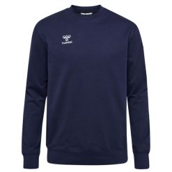 Bluza Hummel Go 2.0. Niebieskie bluzy bez kaptura męskie HUMMEL, bez wzorów, sportowe, bez kołnierzyka, bez ramiączek. Za 188.10 zł.
