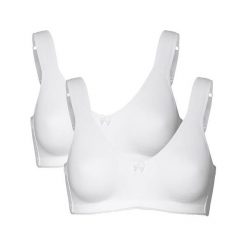 Cellbes Biustonosz 2 Pack biały female biały 75B. Białe biustonosze sportowe damskie Cellbes, bez wzorów. Za 139.00 zł.