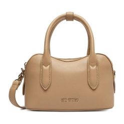 Torebka Eva Minge. Brązowe torebki klasyczne damskie Eva Minge, bez wzorów, bez dodatków. Za 199.99 zł.