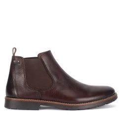 Sztyblety Rieker. Brązowe sztyblety męskie Rieker, bez zapięcia. Za 335.99 zł.