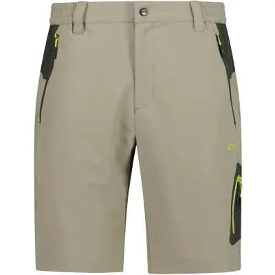 Cmp Man Bermuda - 4-W Stretch. Zielone szorty męskie CMP, bez wzorów, z elastanu. Za 257.95 zł.