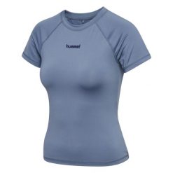 Koszulka damska Hummel Prima. Szare topy sportowe damskie HUMMEL, l, bez wzorów, z materiału, bez ramiączek. Za 167.00 zł.