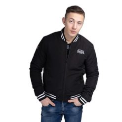 Kurtka Lonsdale Trusthorpe. Białe kurtki męskie Lonsdale, na jesień, xl, z aplikacjami, prążkowane, bez kaptura. Za 444.50 zł.