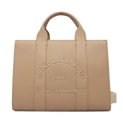 Torebka KARL LAGERFELD. Brązowe torebki klasyczne damskie Karl Lagerfeld, bez wzorów, bez dodatków. Za 849.99 zł.