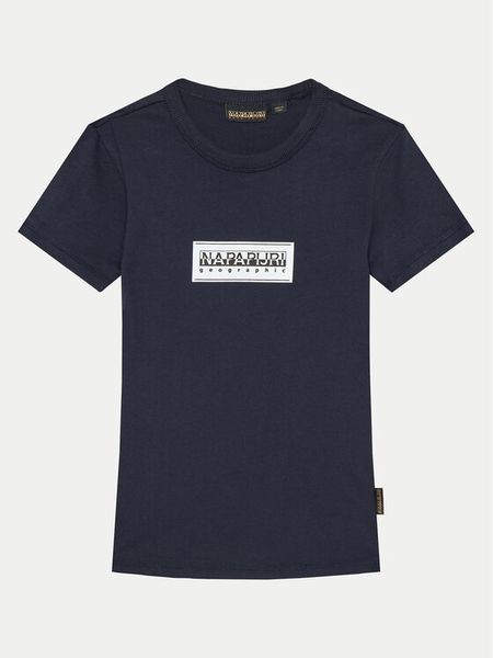 Napapijri T-Shirt Chamois NP0A4HYL M Granatowy Regular Fit. Niebieskie t-shirty chłopięce Napapijri, bez wzorów, z bawełny, bez ramiączek. Za 59.99 zł.
