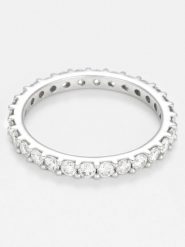 ATELIER DU DIAMANT Złoty pierścionek "Tour Complet Lumineux" z diamentami rozmiar: 54. Szare pierścionki damskie ATELIER DU DIAMANT, z diamentem, złote. Za 5,393.99 zł.