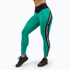 Legginsy treningowe damskie NEBBIA Iconic. Zielone legginsy damskie Nebbia, l, bez wzorów. Za 219.99 zł.